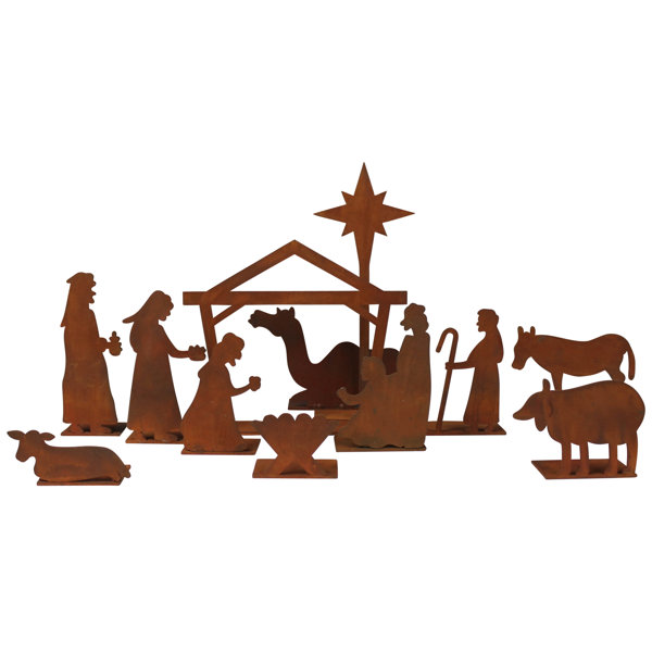 The Holiday Aisle® Nativity Decortive Accent Set Wayfair
